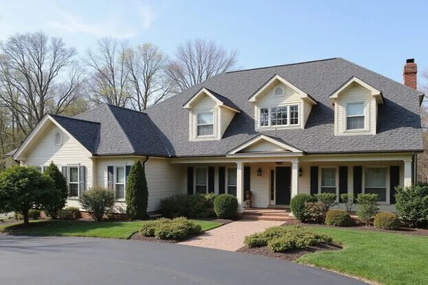 Architectural shingle roof replacement on home in Lancaster Executive Heights