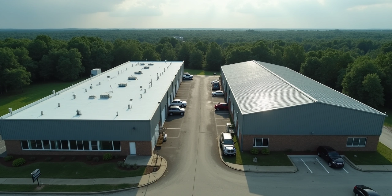 Flat roof vs pitched commercial Ohio