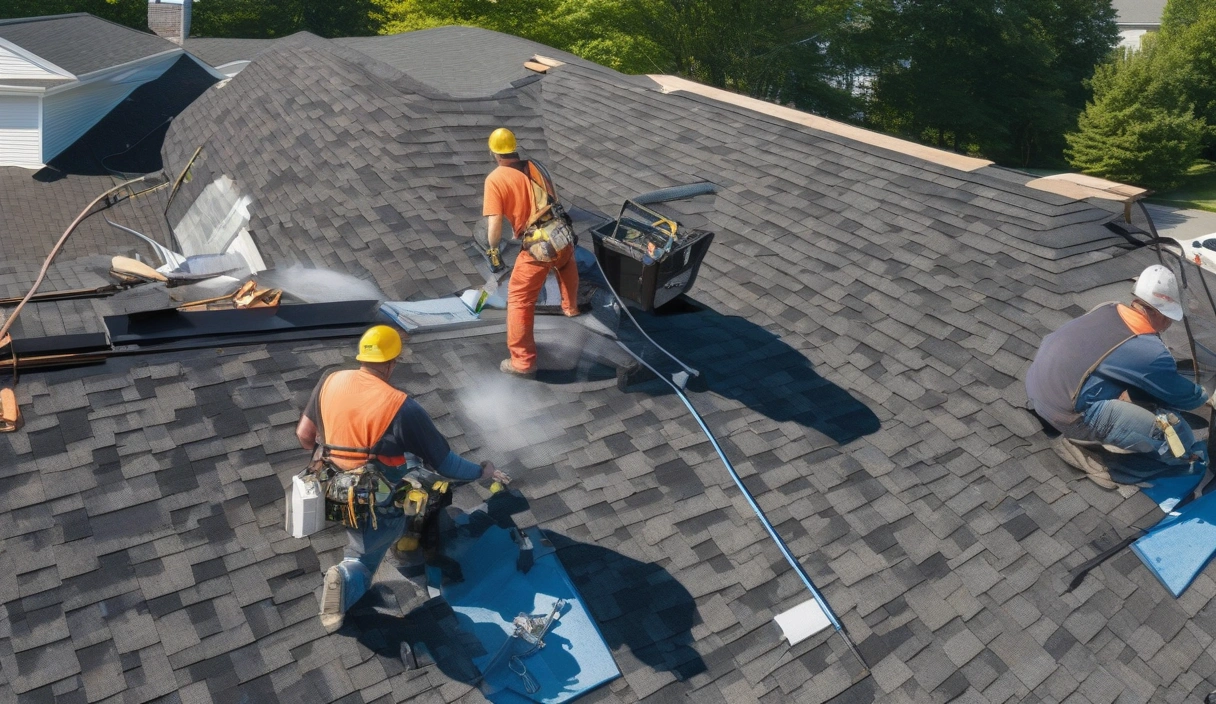 Professional roofing services in Granville, Ohio