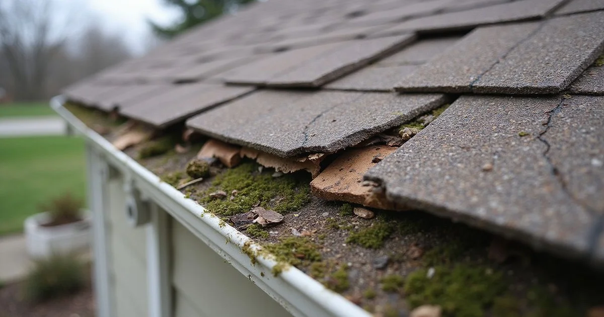 Warning signs of roof damage and aging
